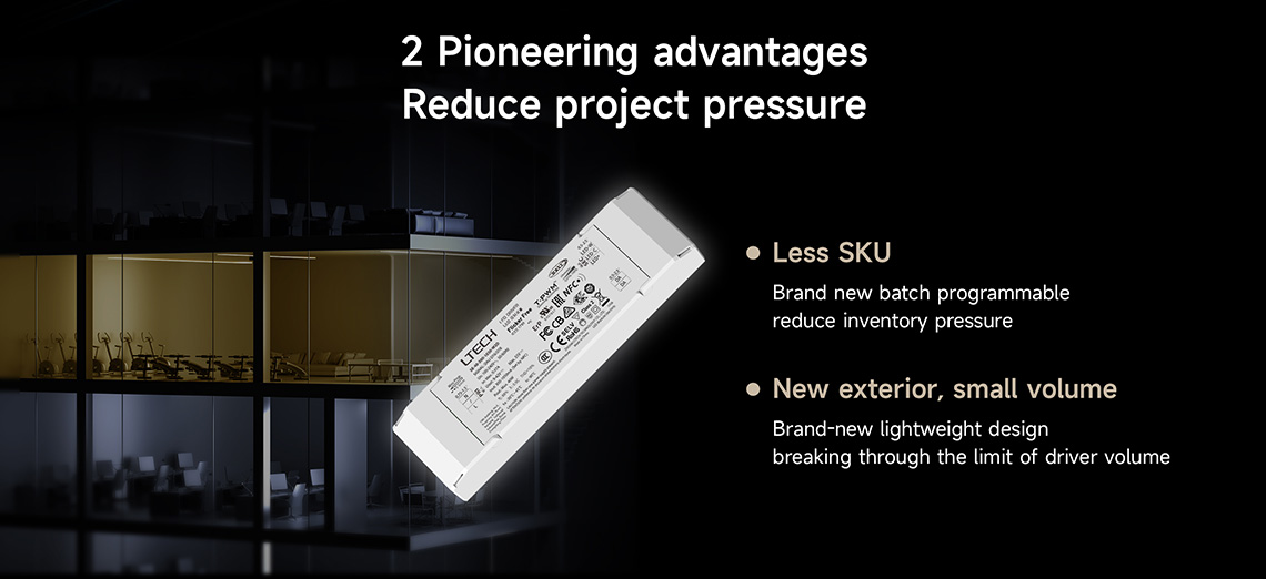 SE-40-300-1050-W1D LTECH 40W 300-1050mA NFC CC DALI DT6 LED driver