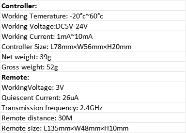 SP639E SPI RGBW LED Controller Bluetooth Music APP Controller Group Function 5-24V