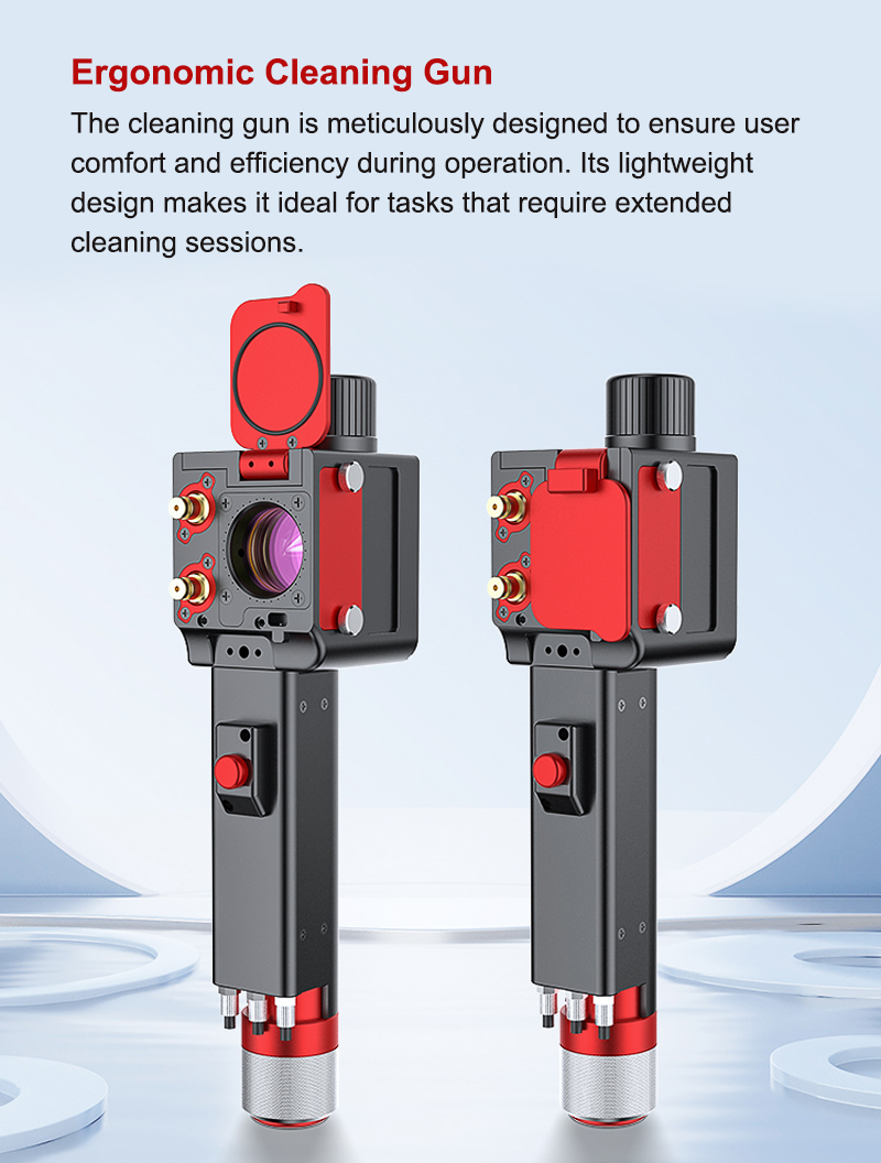 2000W Air-Cooled Laser Cleaning Machine with Built-in Mini Water-Cooling System  