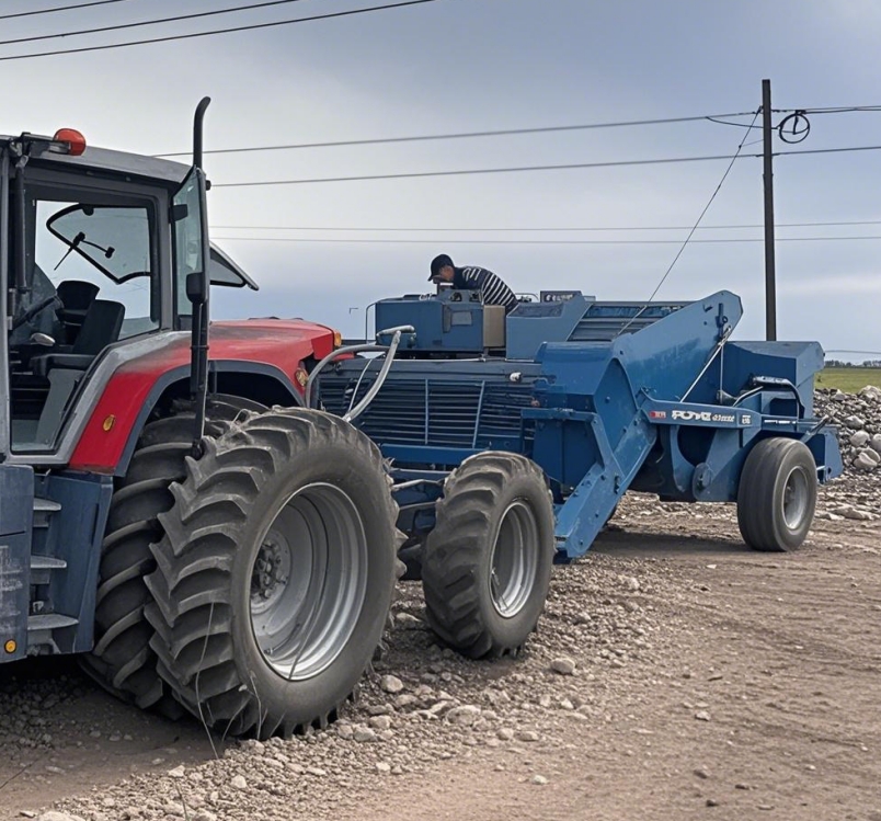 Farm rock picker