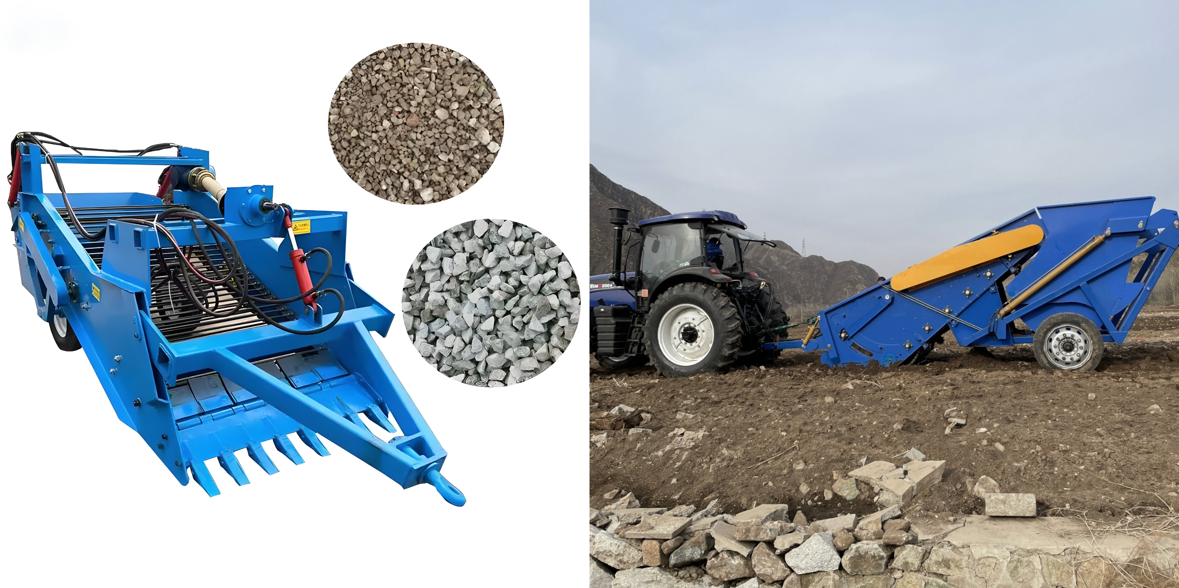 Stone Picker For Tractor