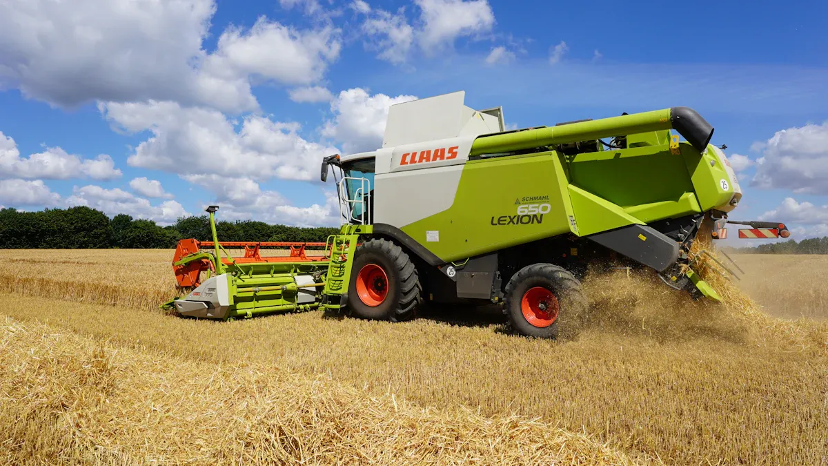 20th Century Advancements in Combine Harvesters