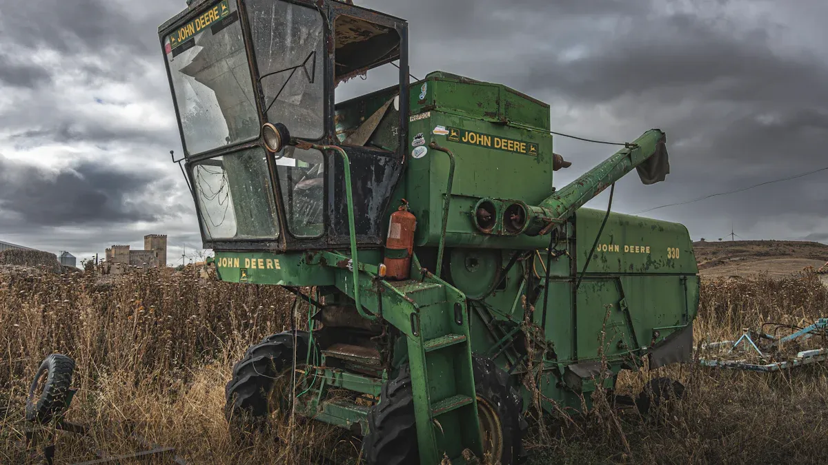 Early Mechanization of Combine Harvesters