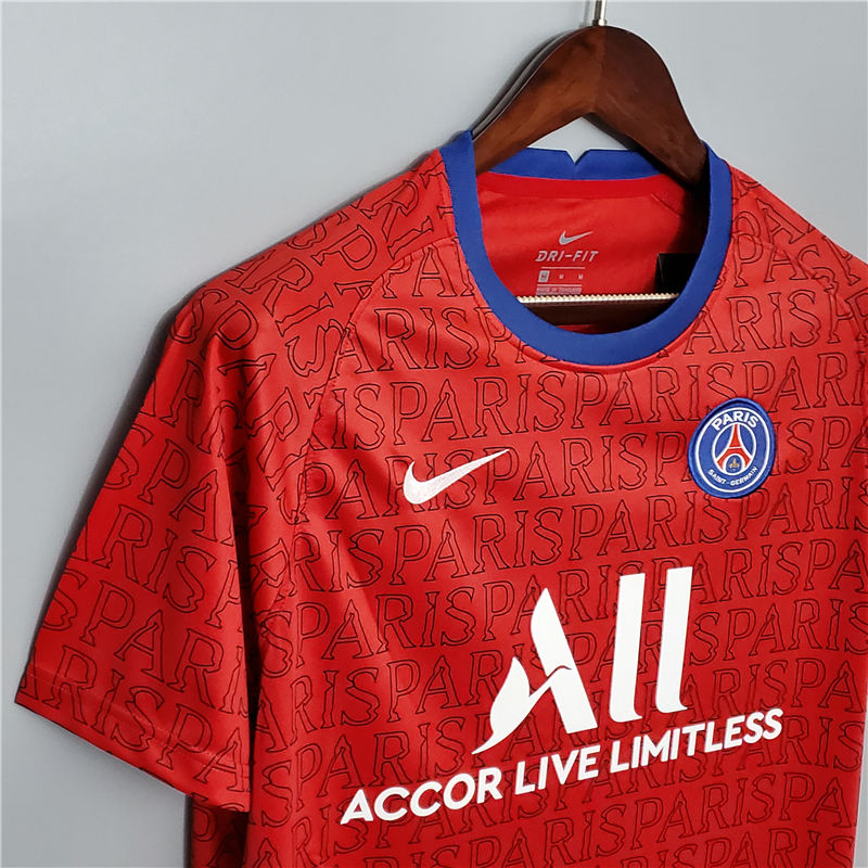 New 20/21 PSG Training Suit Jersey - Red