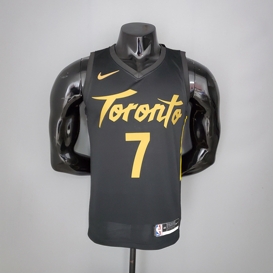 Toronto Raptors OVO Jersey Kyle Lowry #7 Size Large Black and gold  basketball NBA for Sale in Washington, DC - OfferUp