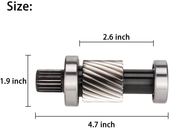 Input Shaft Kit for EZGO TXT 1988-1990 and 1994-up Electric  