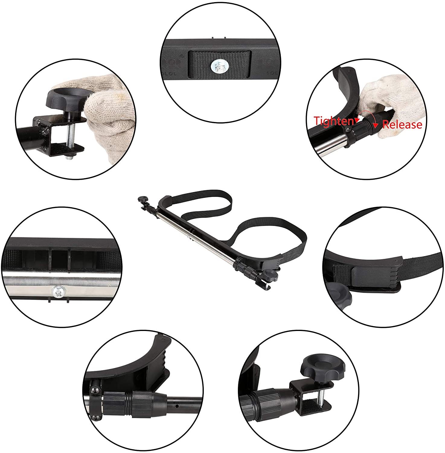 Get Your Ideal Universal Golf Bag Holder Bracket Attachment 10L0L