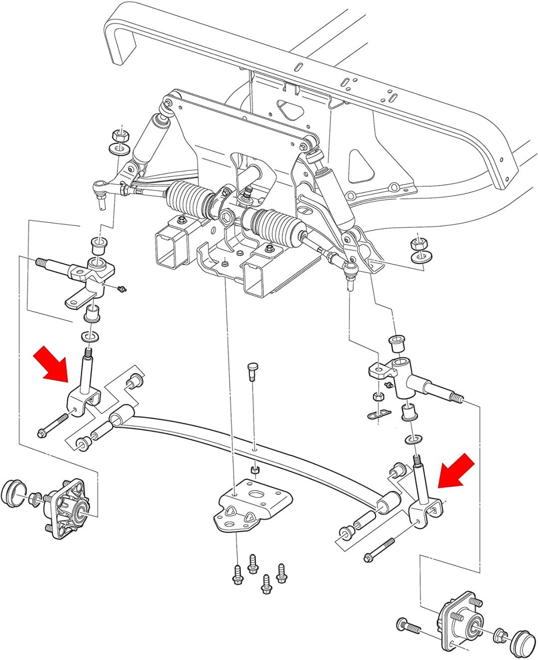 Get Your Club Car Precedent Front End King Pin Joints Repair Kit 10L0L
