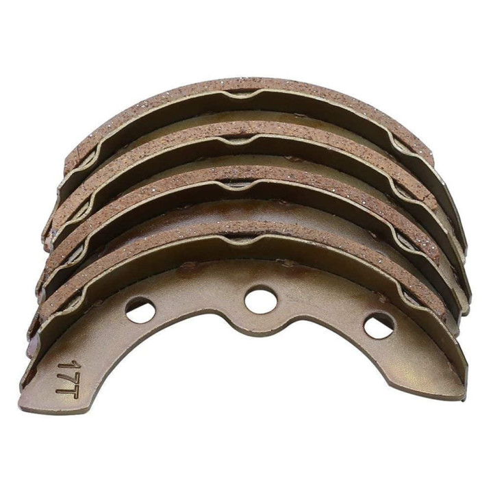 2 Front 2 Rear Replacement Brake Shoes Set for Club Car EZGO Yamaha  