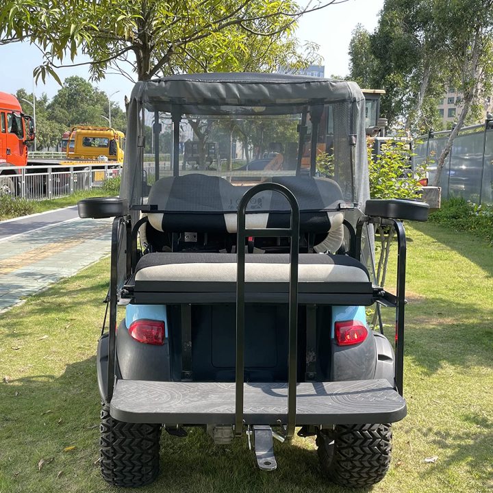 2 Passenger Golf Cart Sunshade Cover for Club Car Precedent and EZGO TXT, Foldable Sun Shade Blocks Heat and Sun 