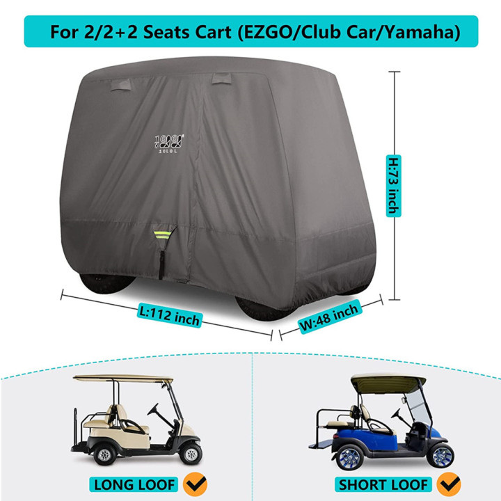 Golf Cart Cover Size