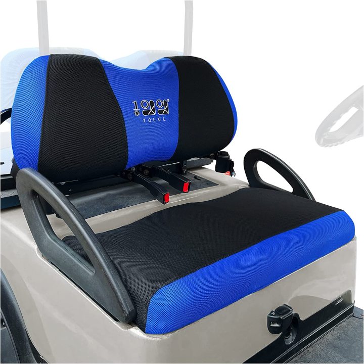 Golf Cart Seat Covers for Club Car Precedent & Yamaha, Front Seat Cover Set for All Seasons Breathable and Warm