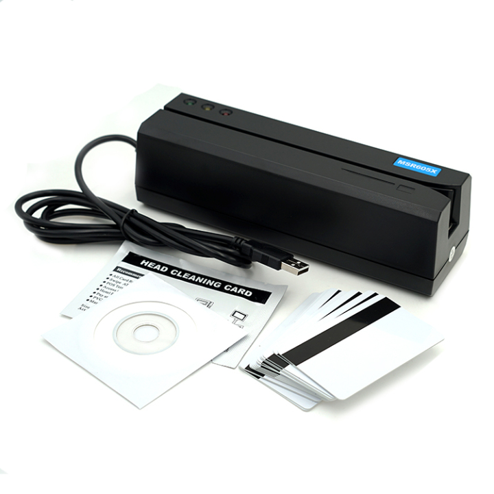 Deftun Card Reader Writer USB Swipe Encoder 3 Tracks MSR605X