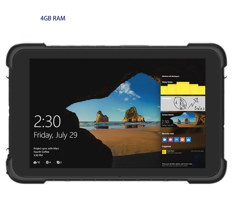 10.1 WIFI 4G LTE Data Windows 10.0 Rugged Tablet PC Waterproof Industrial