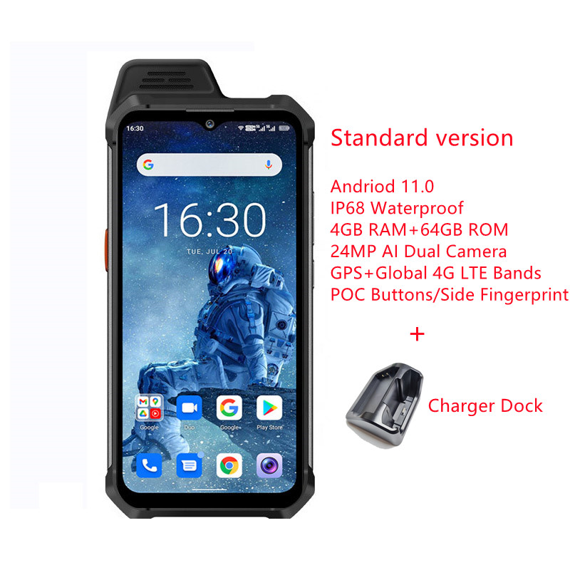 Zello 4g smartphone Walkie Talkie IP68 Waterproof SOS Android