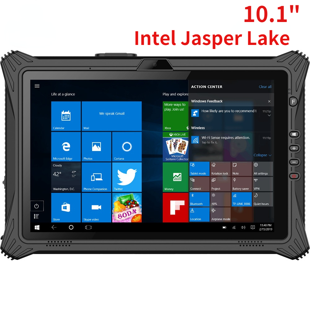 Rugged Windows 10 Waterproof Tablet PC Industrial Computer JASPER LAKE Hot  Swappable