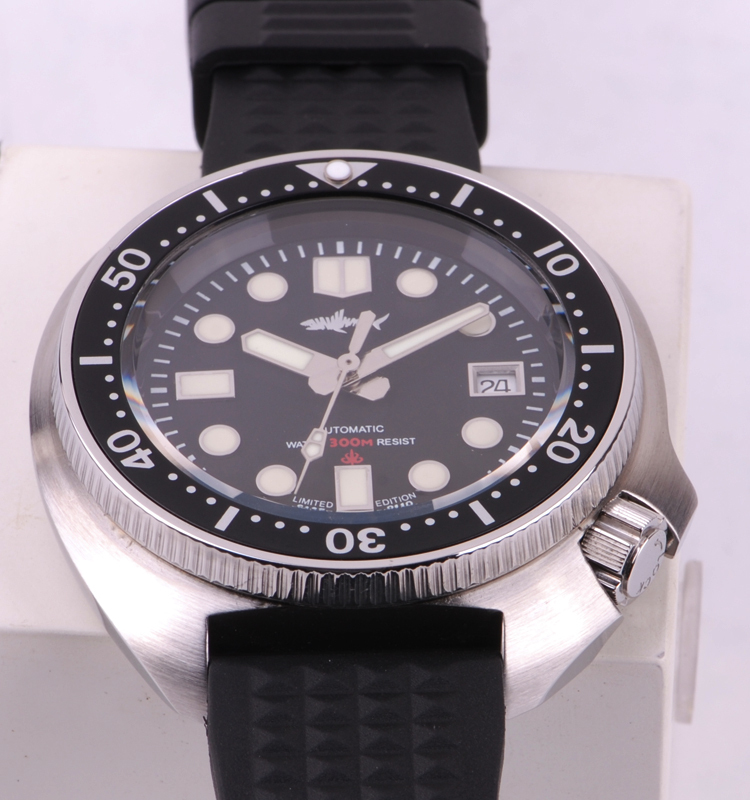 Heimdallr Stainless Steel Men Automatic Mechanical HIGH BEAT TURTLE 6105