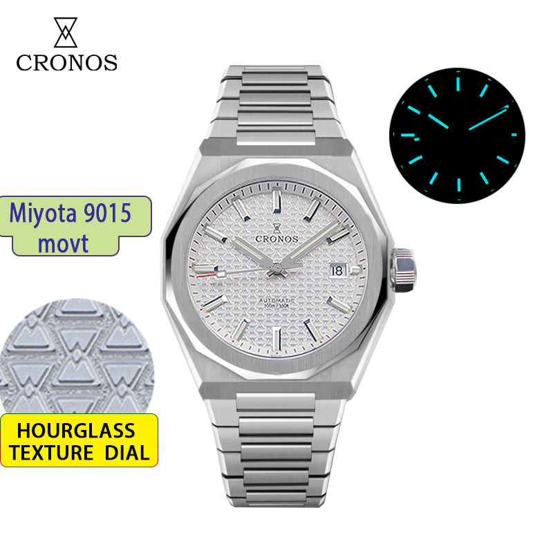Cronos 2025 Rhombus / Perlage Dial Limited 39mm See-through