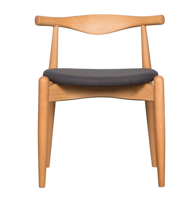 Replica Hans Wegner Fabric Elbow Chair CH20   