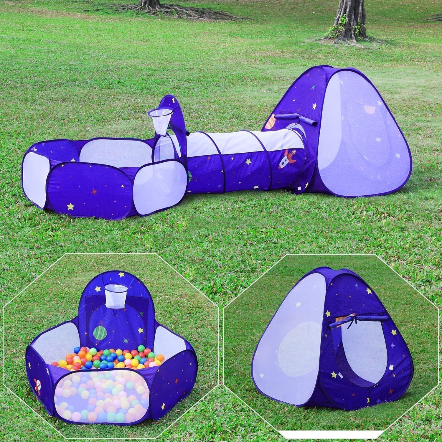 Homfu Kids Indoor And Outdoor Playhouse Princess Prince Castle Children Play Tent And Portable Toy Tent For Boys Girls  Homfu Kids Indoor And Outdoor Playhouse Princess Prince Castle Children Play Tent And Portable Toy Tent For Boys Girls Fun Plays Children Play Tent,kids play tent,outdoor indooor playhouse,3 in 1 pop up kids play tent