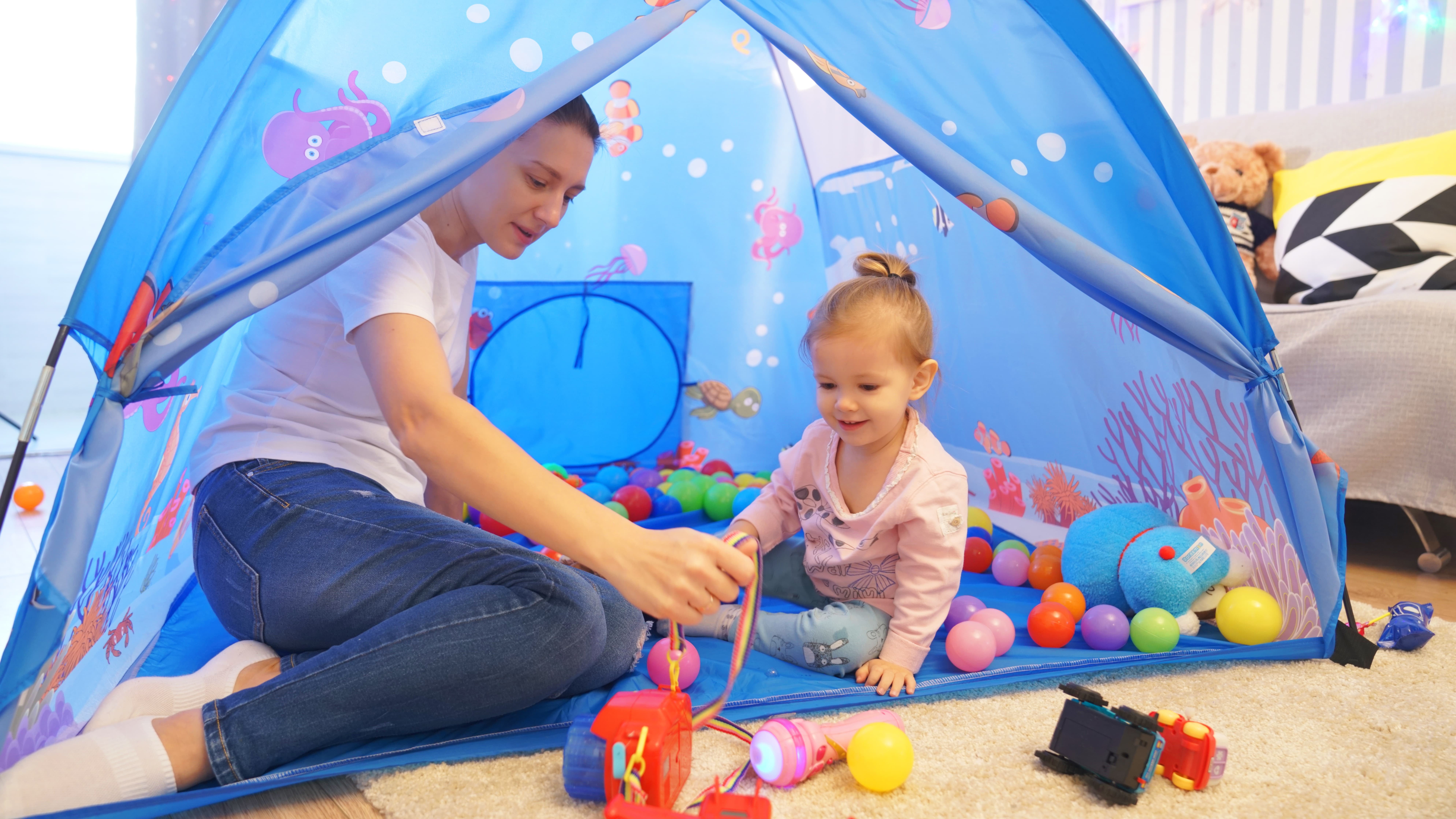 Homfu Play Tent for Kids Playhouse for Children Boys Popup Tent (Blue) Homfu Play Tent for Kids Playhouse for Children Boys Popup Tent (Blue) 