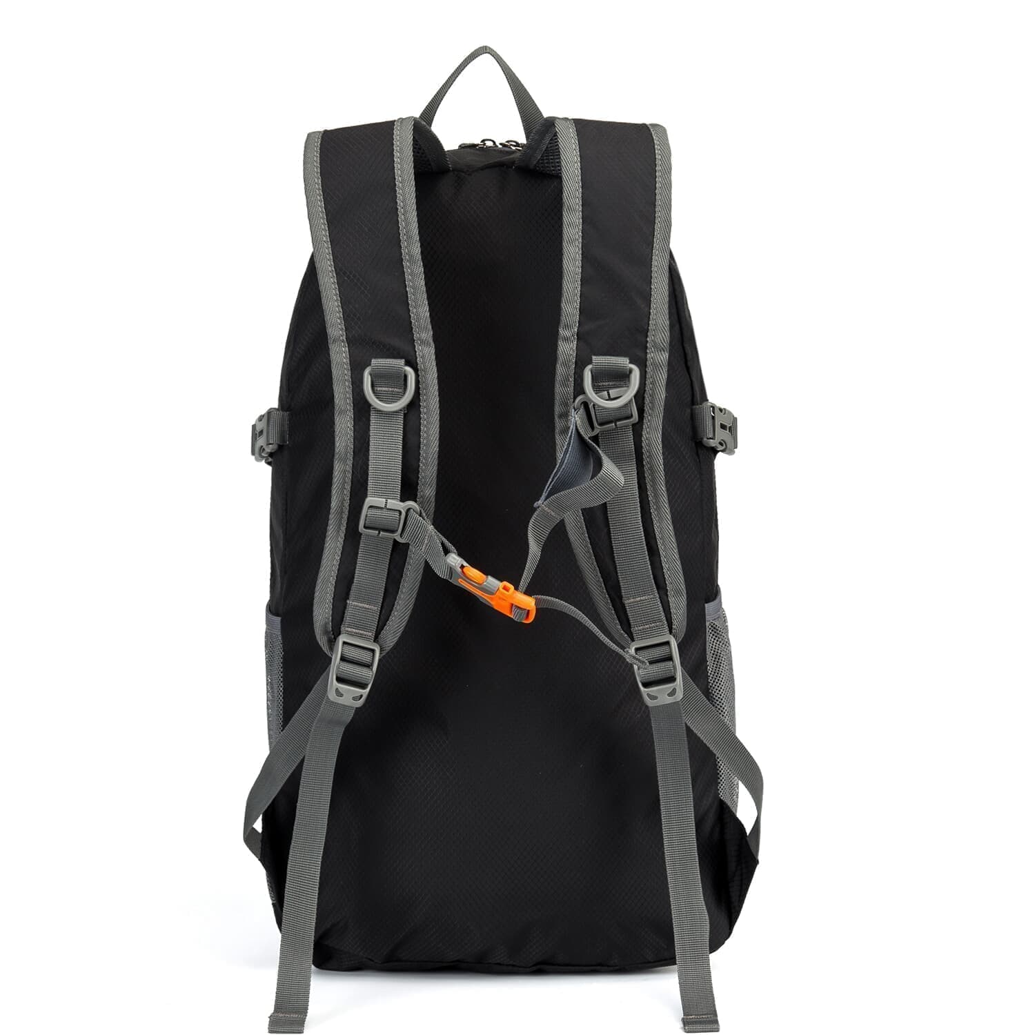 Homfu Foldable Backpack For Travel Packable Daypack For Hiking Camping Waterproof Lightweight Bag Black (Black-35L)  