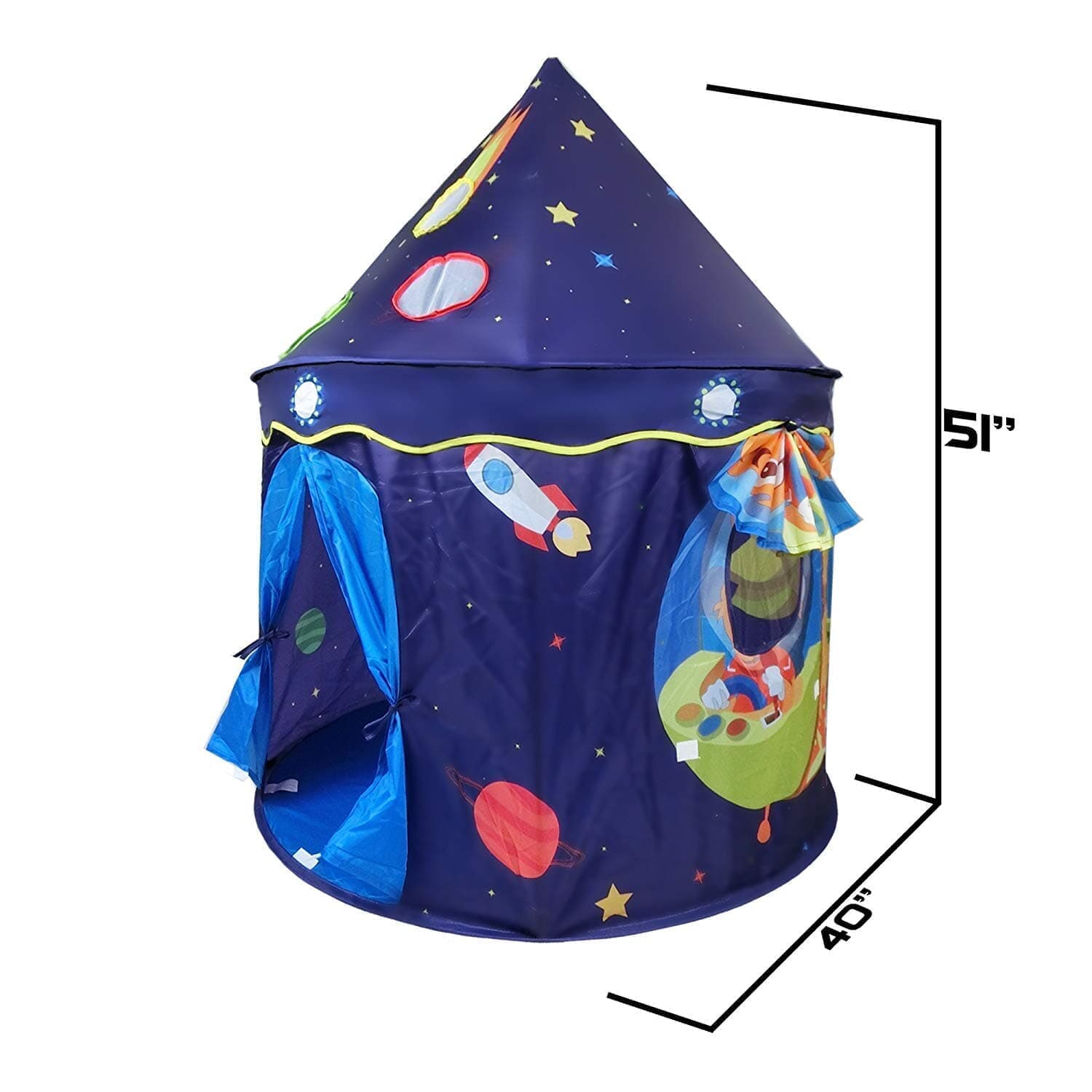 Homfu Play Tent for Kids Castle Playhouse with Space Pattern for Children for Any Child Homfu Play Tent for Kids Castle Playhouse with Space Pattern a kids play tent