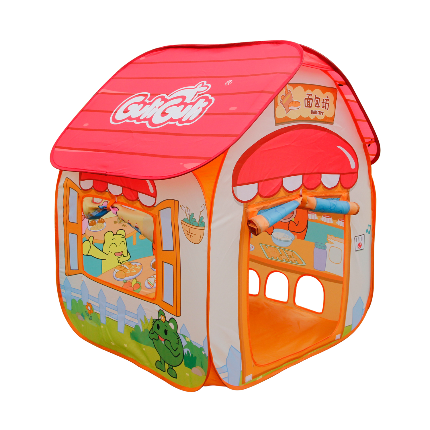 HOMFU  Guli Pop Up Kids Tent With 50 Balls Indoor Outdoor Children Play Tent Toy Tent Playhouse For Boys Girls  