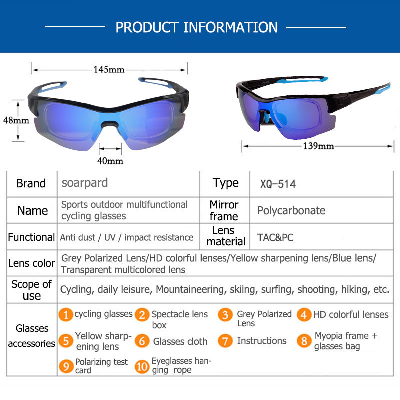 Bulk polarized sunglasses
