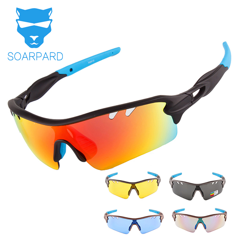 Sport Sunglasses Carfia Outdoor Sports Sunglasses UV400 Polarized Ski Goggles 