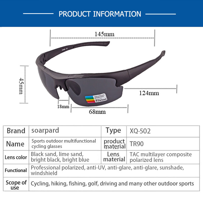 impact polarized golf and driving sunglasses