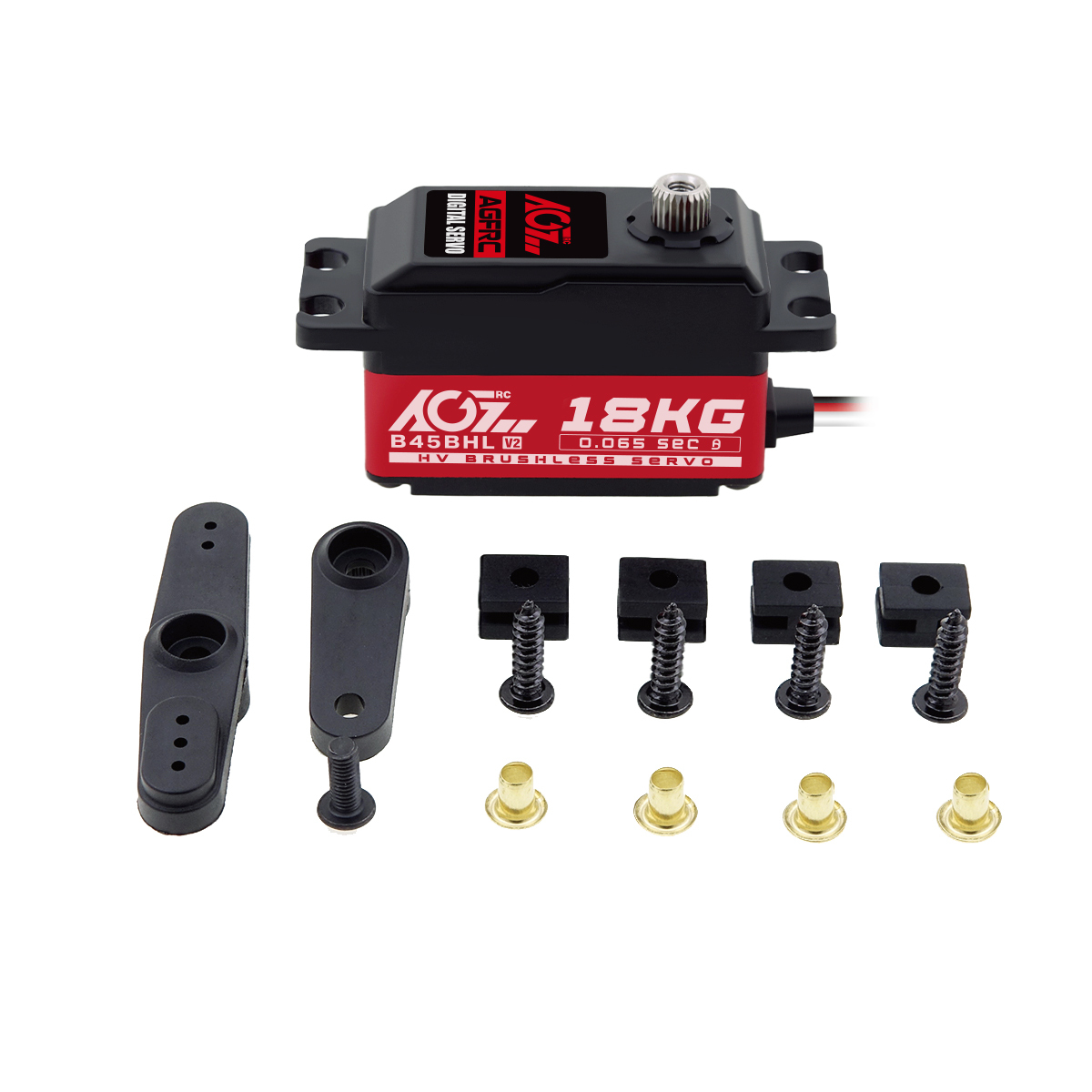 AGFRC B45BHL V2 18KG 0.065Sec Low Profile Digital Brushless Servo