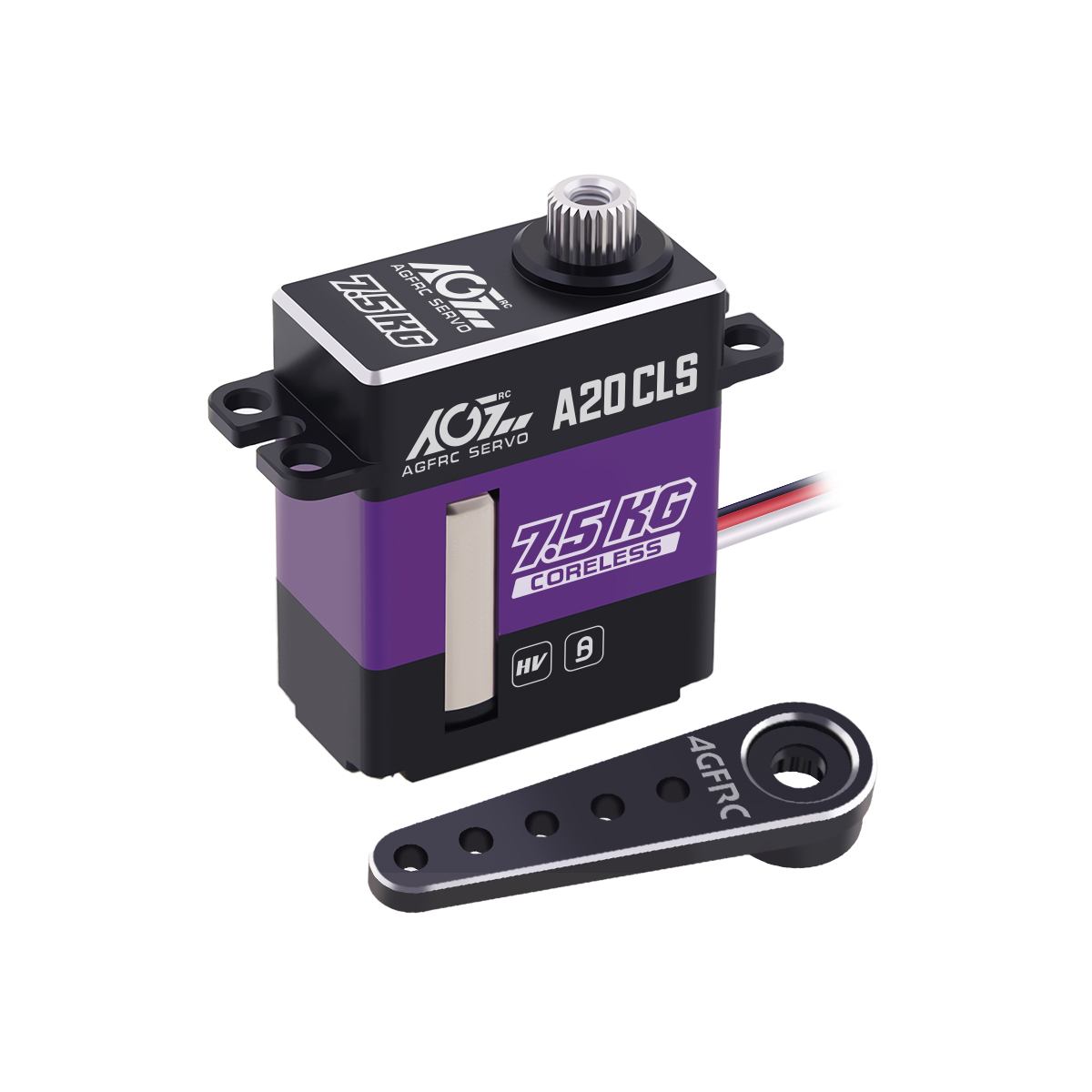 AGFRC A20CLS 7.5KG Programmable Digital Coreless CNC Micro Wing Servo