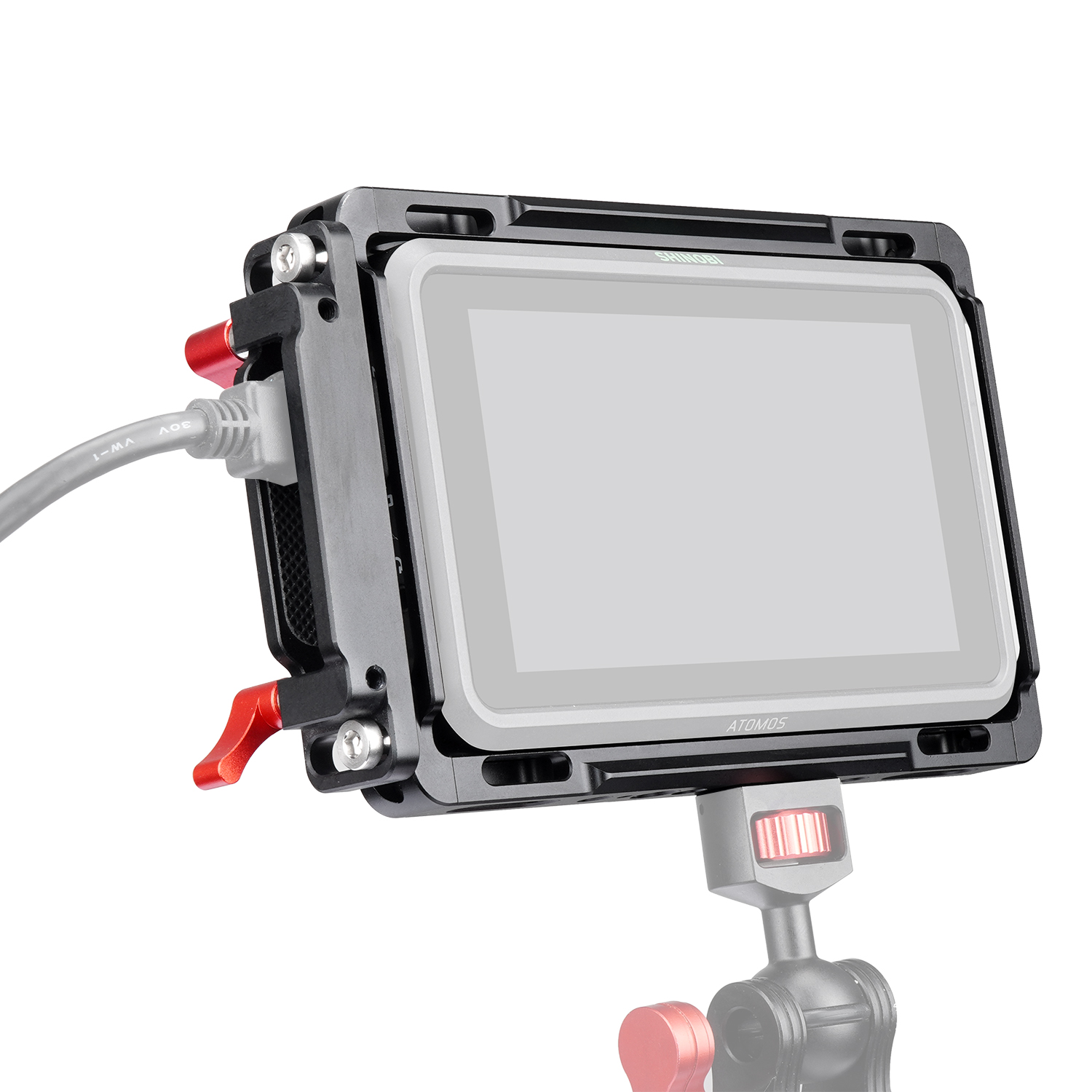 Andycine Monitor Cage with Built-in NATO Rail and Extra HDMI
