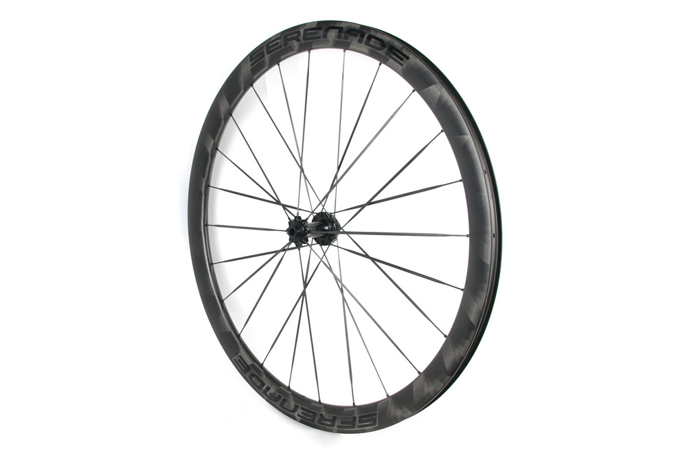 The New 40mm Carbon Road Bicycle Spokes Wheelset in UD X-wavy 