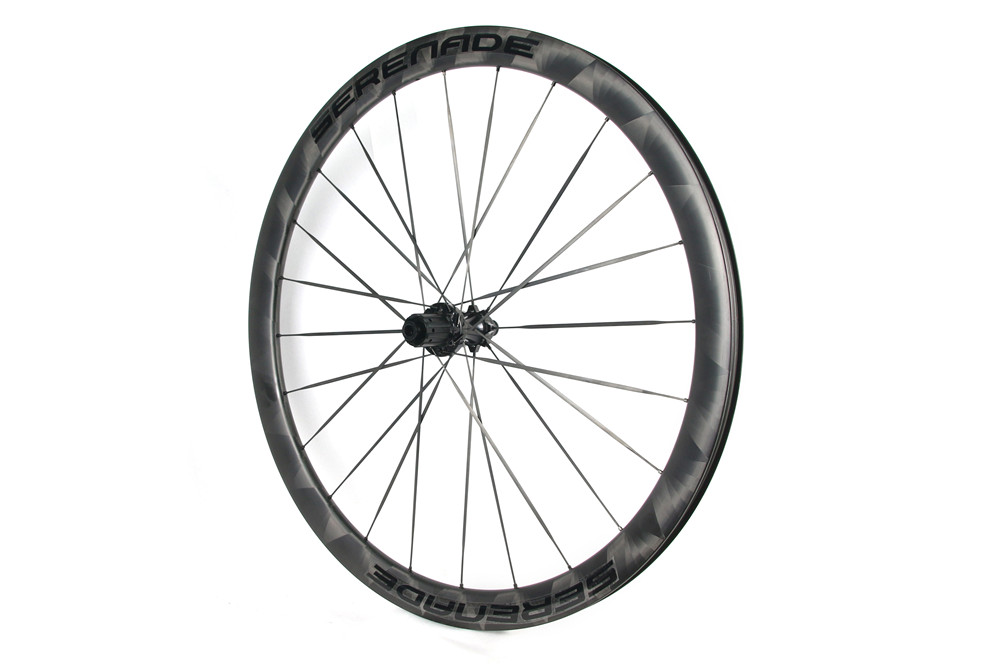 The New 40mm Carbon Road Bicycle Spokes Wheelset in UD X-wavy 