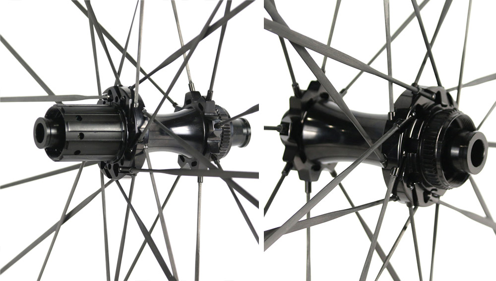 The New 40mm Carbon Road Bicycle Spokes Wheelset in UD X-wavy