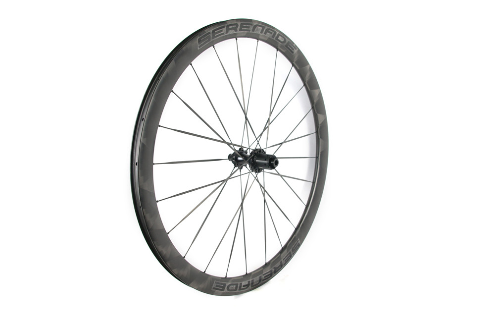 The New 40mm Carbon Road Bicycle Spokes Wheelset in UD X-wavy 