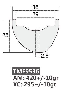 29er Carbon Mountain Premium Bicycle Rims 29er mtb carbon rims