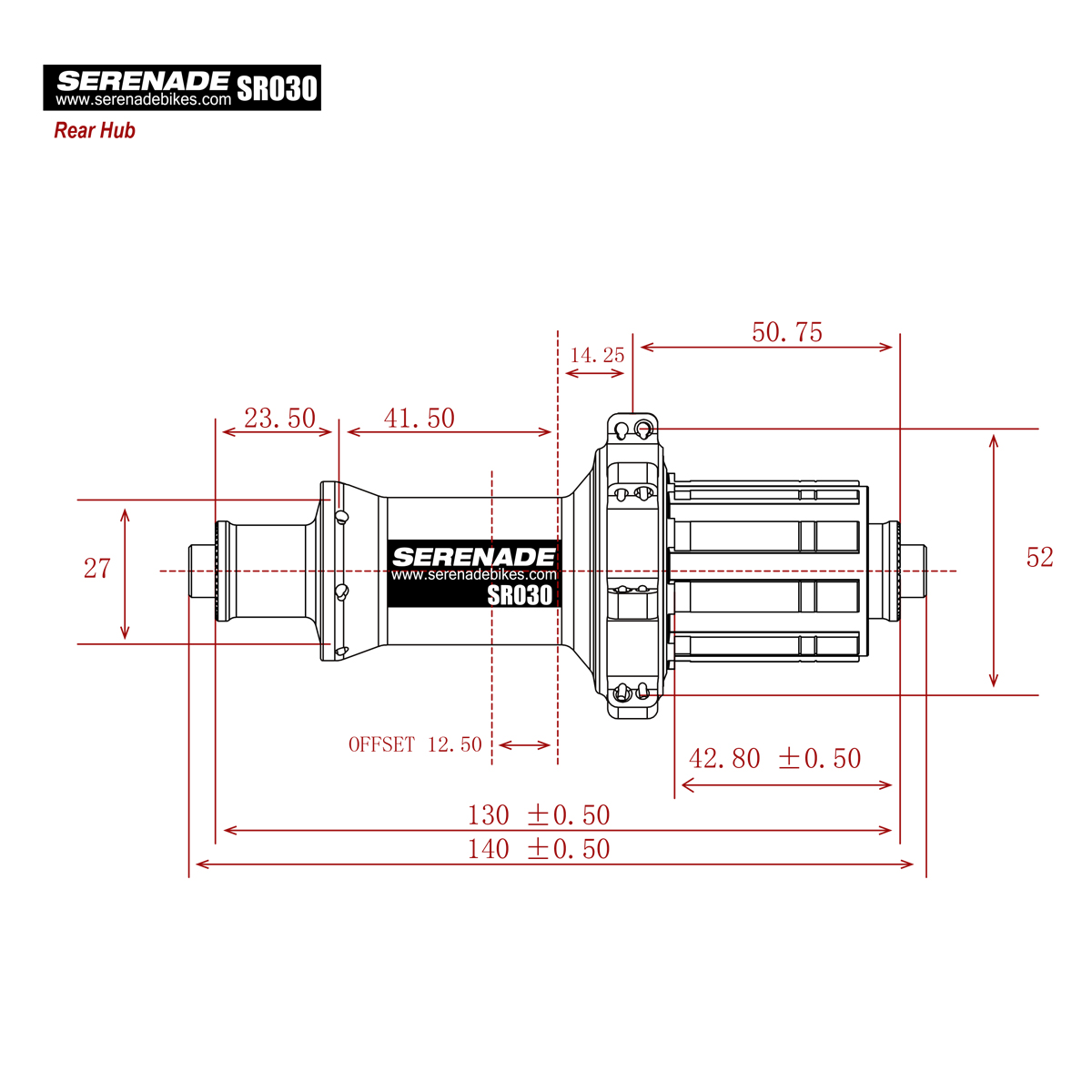 Road bike wheels hubs Straight pull SR030 front 100 mm rear 130 mm QR Straight pull lightweight road bike hubs front 100 mm QR rear 130 mm 