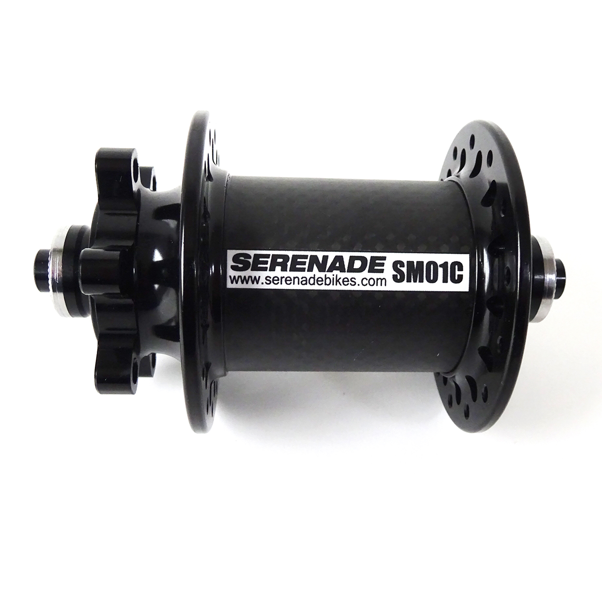 Carbon mountain bike wheels hub disk 28 holes SM010 Carbon mountain bike disk hubs 6 bolts front 100 rear 135mm