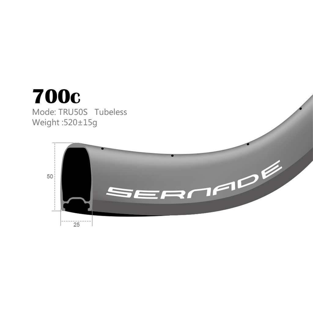 50mm depth 25mm wide tubeless ready 700c road bike components carbon rims 50mm depth 25mm tubeless ready 700c road bike components carbon rims