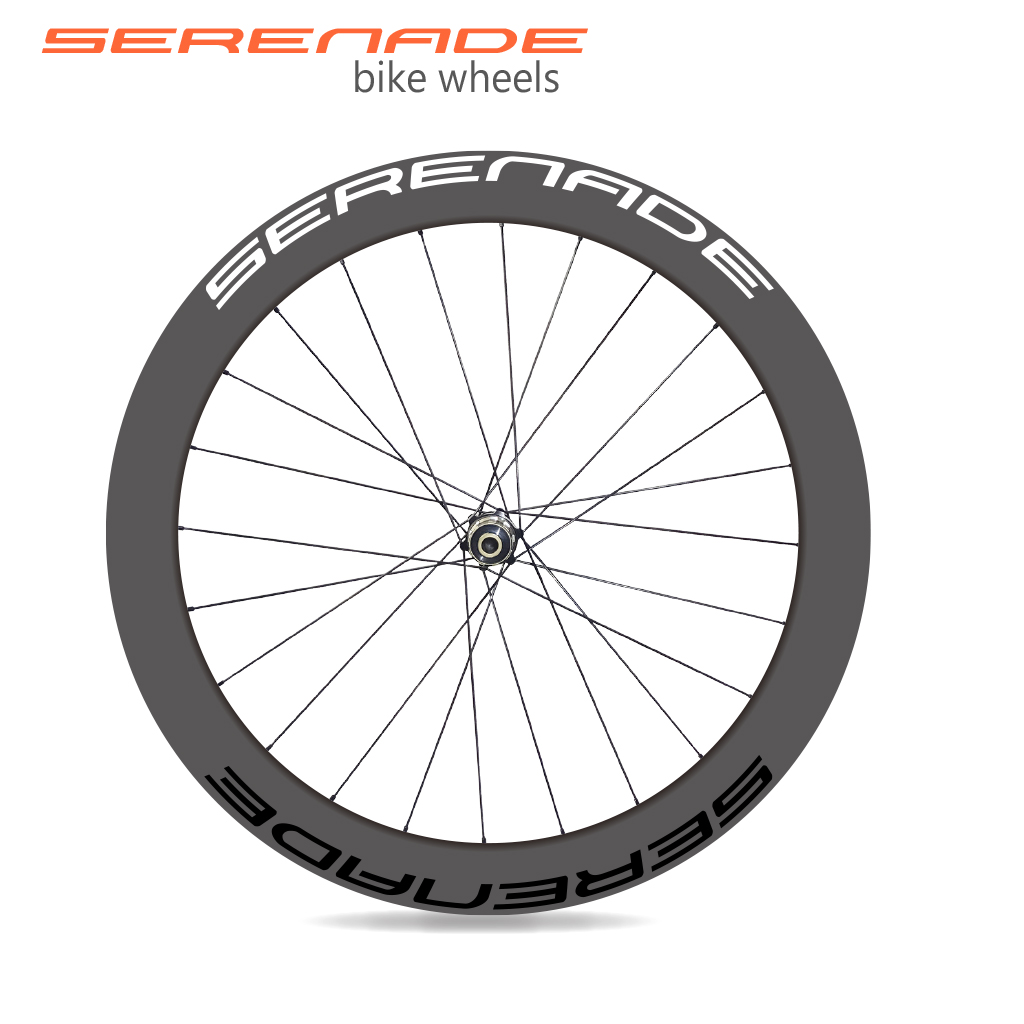 Disc brake road bike components 60mm carbon wheelset novated D411cb D412cb 700C Disc brake road bike components pillar spoke 60mm carbon wheels