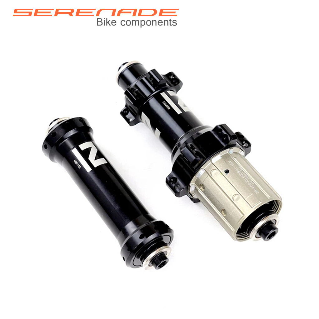 Novatec AS511SB FS522SB 20 24 Hole Straight Pull Road Bike Hub Super Light 11S Bicycle V Brake Hub With Quick Release Front Rear Straight pull Novatec AS511SB FS522SB-11S 20H 24H Road Bike Alloy Hubs