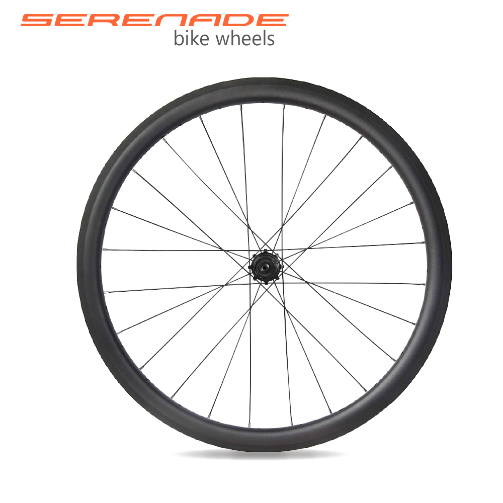 38mm deep 25mm wide 700c carbon road bike QR Axle tubular wheels with SR030SB hub Shimano 8-11 speed 38mm deep 25mm wide carbon road bike tubular wheels with SR030SB hub
