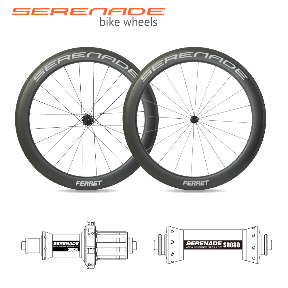 55mm deep carbon 700C 25mm wide road rim clincher U shape tubeless compatible 55mm deep carbon 700C 25mm wide road rim clincher U shape tubeless compatible
