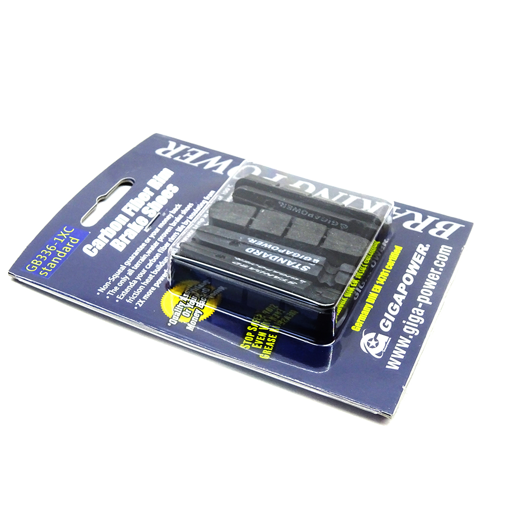 GIGA Power 336 Brake Pads For Carbon Road Bike Wheelsets V Brake Brake Surface 2 Pairs/sets Brake Pads Carbon Bicycle Rim Use 