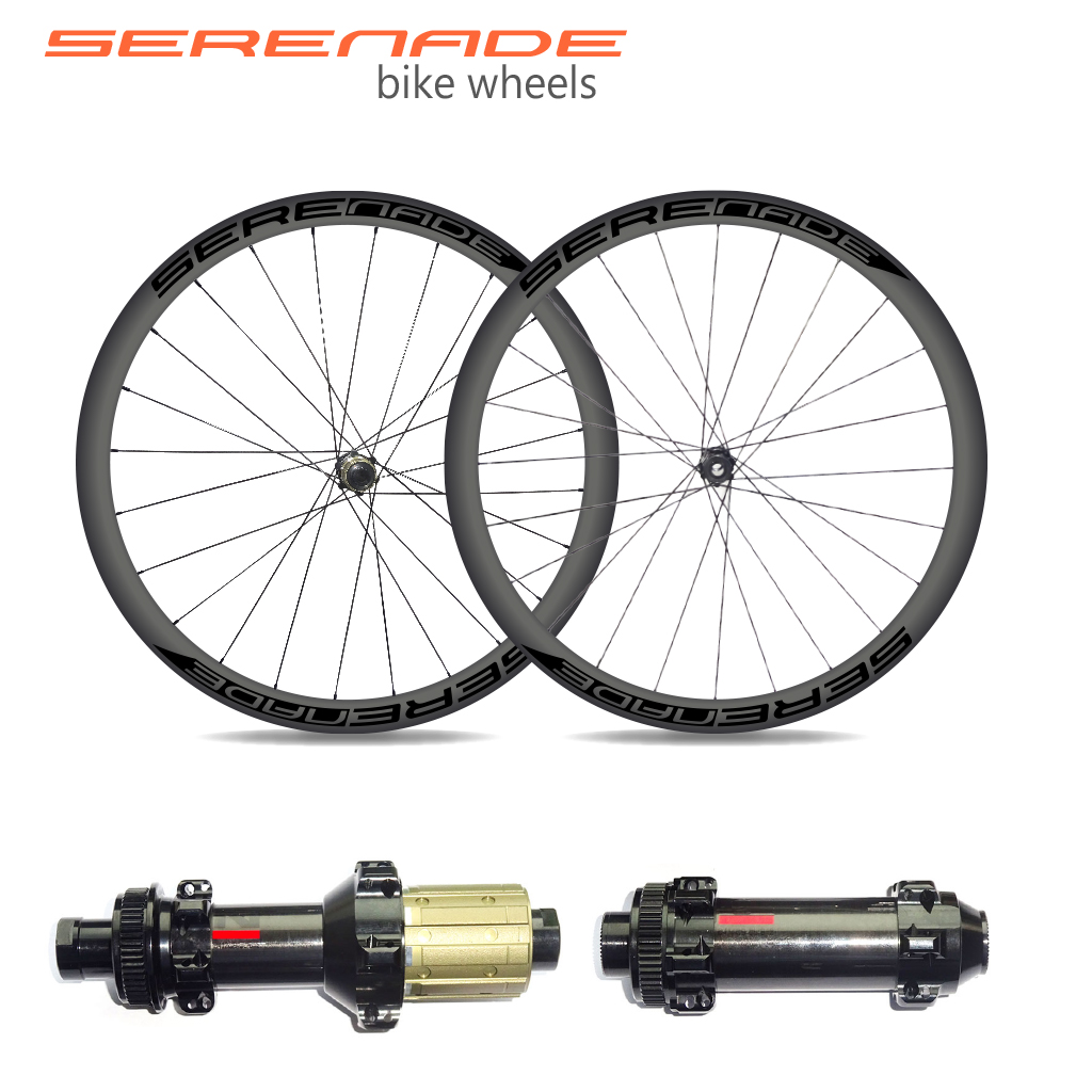 Allroad Gravel Disc Carbon Road Bike wheels 40mm deep 31mm wide tubeless rim with D411CB D412CB hub Boost Allroad Gravel carbon road bike wheel set 40mm hookless tubeless