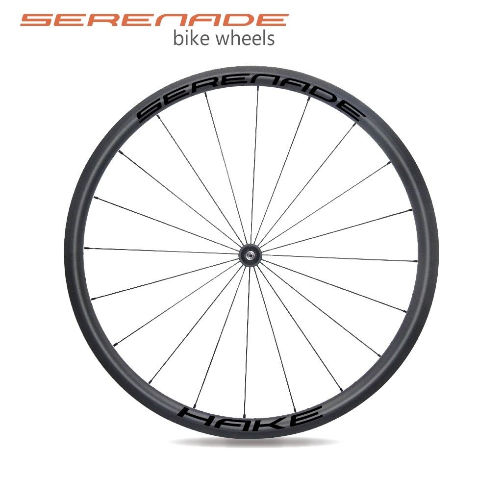 Serenade 30mm Depth Carbon Clincher Tubeless Bike Rims Ratchet System 36T Bicycle Wheel Hub Carbon Wheelset 700c Road Disc Brake 1280 grams 30mm carbon road bike wheels tubeless SR035 ratchet hub 