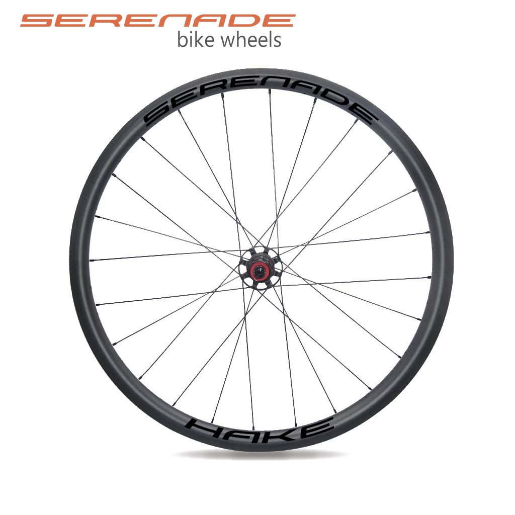 Serenade 30mm Depth Carbon Clincher Tubeless Bike Rims Ratchet System 36T Bicycle Wheel Hub Carbon Wheelset 700c Road Disc Brake 1280 grams 30mm carbon road bike wheels tubeless SR035 ratchet hub 